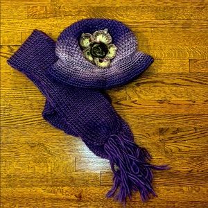 Vintage hat and scarf
